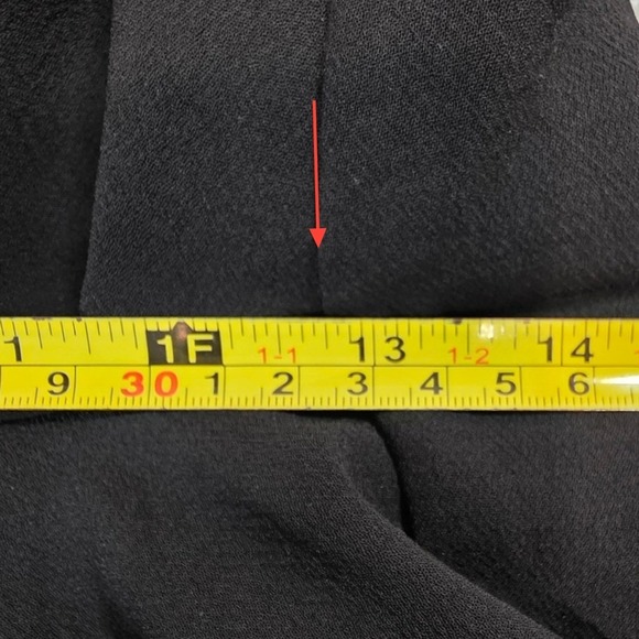 Madewell Womens 6 Black The Rosedale High Rise Straight Pants in Crepe - Picture 10 of 15